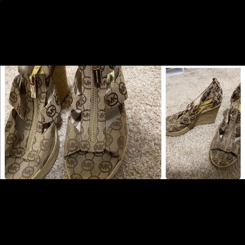 MK wedge shoe